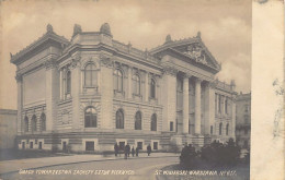 Poland - WARSZAWA - Gmach Towarzystwa Zaghety Sztuk Pieknych - REAL PHOTO - Publ. St. Winiarski 617 - Pologne