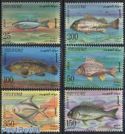Kuwait 1997 Fish 6v, Mint NH, Nature - Fish - Vissen