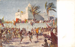 SOMALIA - Fantasia Seen From The Governor's Gardens In Mogadishu - Publ. Sindicato Italiano Arto Grafiche  - Somalie