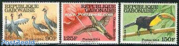 Gabon 1984 Birds 3v, Mint NH, Nature - Birds - Hummingbirds - Toucans - Ungebraucht