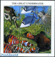 Grenada 1997 Marine Life 6v M/s, Mint NH, Nature - Fish - Poissons