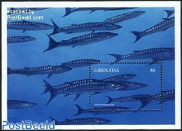 Grenada 1997 Barracuda S/s, Mint NH, Nature - Fish - Fishes