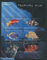Grenada Grenadines 2000 Tropical Fish 6v M/s, Mint NH, Nature - Fish - Vissen