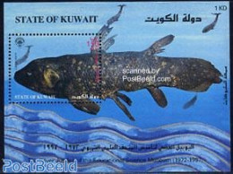 Kuwait 1997 Nature Museum S/s, Coelacanth, Mint NH, Nature - Fish - Art - Museums - Poissons