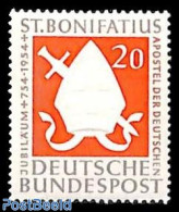 Germany, Federal Republic 1954 Bonifatius 1v, Mint NH, History - Religion - Europa Hang-on Issues - Religion - Ungebraucht