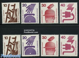 Germany, Federal Republic 1971 Definitives, Safety 8v From Booklets, Mint NH - Ungebraucht