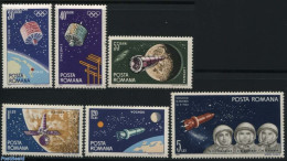 Romania 1965 Space Exploration 6v, Mint NH, Transport - Space Exploration - Nuovi