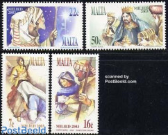 Malta 2003 Christmas 4v, Mint NH, Religion - Christmas - Christmas