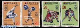 Korea, South 1972 Olympic Games Munich 2x2v [:], Mint NH, Sport - Boxing - Judo - Olympic Games - Weightlifting - Pugilato