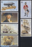 Ascension 2005 Battle Of Trafalgar 6v, Mint NH, Transport - Various - Ships And Boats - Other Material Than Paper - Un.. - Bateaux