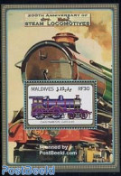 Maldives 2004 Railways S/s, Claud Hamilton, Mint NH, Transport - Railways - Treinen