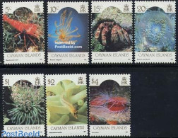 Cayman Islands 1987 Marine Life 7v (with Year 1987), Mint NH, Nature - Shells & Crustaceans - Crabs And Lobsters - Maritiem Leven
