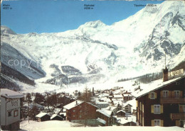 11979599 Saas-Fee Pisten Felskinn Laengfluh Alphubel Taeschhorn Allalin Saas-Fee - Other & Unclassified