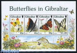 Gibraltar 1997 Butterflies S/s, Mint NH, Nature - Butterflies - Gibilterra