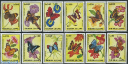 Sierra Leone 1993 Butterflies 12v, Mint NH, Nature - Butterflies - Autres & Non Classés