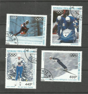 CONGO POSTE AERIENNE N°353 à 356 Cote 4.65€ - Used