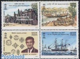 India 1997 Indepex 4v [+], Mint NH, Transport - Stamps On Stamps - Ships And Boats - Nuovi