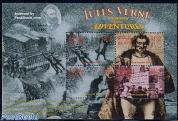 Maldives 2004 Jules Verne 4v M/s, Cesar Cascabel, Mint NH, Art - Authors - Jules Verne - Science Fiction - Escritores