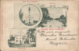 1899 - Backa Palanka, Okres Vojvodina, SYNAGOGE, Gute Zustand, 2 Scan - Serbie