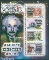 Maldives 2005 Albert Einstein 4v M/s, Mint NH, History - Science - Nobel Prize Winners - Physicians - Nobelpreisträger