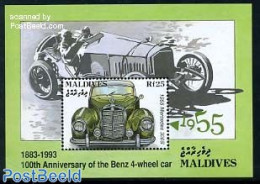 Maldives 1993 Mercedes 300s S/s, Mint NH, Transport - Automobiles - Auto's