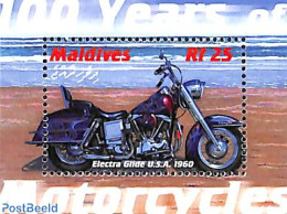 Maldives 2000 Electra Glide 1960 S/s, Mint NH, Transport - Motorcycles - Motorräder