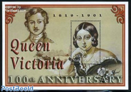 Maldives 2001 Queen Victoria S/s, Mint NH, History - Kings & Queens (Royalty) - Koniklijke Families