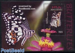 Maldives 2004 Butterflies S/s, Cethosia Cydippe, Mint NH, Nature - Butterflies - Flowers & Plants - Malediven (1965-...)