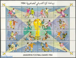 Libya Kingdom 1984 Football 16v M/s, Mint NH, Sport - Football - Autres & Non Classés