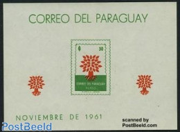 Paraguay 1961 World Refugees Year S/s, Mint NH, History - Nature - Various - Refugees - Trees & Forests - Int. Year Of.. - Rifugiati