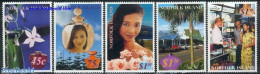 Norfolk Island 2001 Perfumed Stamps 5v, Mint NH, History - Sport - Transport - Various - Women - Golf - Automobiles - .. - Non Classés