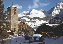 11975849 Adelboden Kirchenpartie Mit Bonderspitz Kleinlohner Adelboden BE - Other & Unclassified