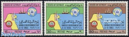Kuwait 1983 Environment Day 3v, Mint NH, Nature - Transport - Various - Environment - Ships And Boats - Maps - Environment & Climate Protection