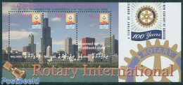 Maldives 2005 Rotary Centenary 3v M/s, Mint NH, Various - Rotary - Rotary Club