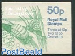Great Britain 1987 Def. Booklet, Giant Pond And Great Ramshorn Snails, Mint NH, Nature - Shells & Crustaceans - Stamp .. - Unused Stamps