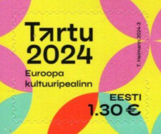 Estonia - 2024 - Tartu - European Capital Of Culture '24 - Mint Self-adhesive Stamp - Estonia