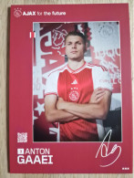 Card Anton Gaaei - Ajax Amsterdam - 2023-2024 - Football - Soccer - Voetbal - Fussball - Viborg - Fussball