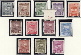 SBZ  73-84 X, Postfrisch **/*, Provinzwappen, 1945 - Nuevos