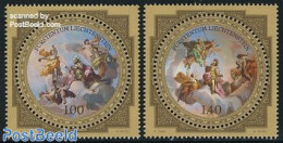 Liechtenstein 2010 Liechtenstein Museum Vienna 2v, Mint NH, Various - Round-shaped Stamps - Art - Museums - Nuevos