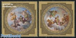 Liechtenstein 2010 Liechtenstein Museum Vienna 2v, Mint NH, Various - Round-shaped Stamps - Art - Museums - Ungebraucht