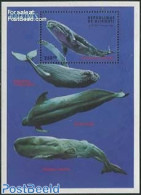 Djibouti 2000 Sea Mammals S/s, Eschrichtius Robustus, Mint NH, Nature - Sea Mammals - Dschibuti (1977-...)