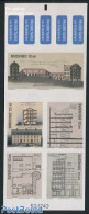 Sweden 2013 Archives Stockholm 5v S-a In Booklet, Mint NH, Stamp Booklets - Art - Libraries - Modern Architecture - Unused Stamps