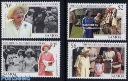 Samoa 1999 Queen Mother 4v, Mint NH, History - Kings & Queens (Royalty) - Koniklijke Families
