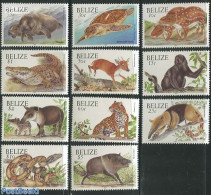 Belize/British Honduras 2003 Definitives 11v With Year 2003, Mint NH, Nature - Animals (others & Mixed) - Cat Family -.. - Brits-Honduras (...-1970)