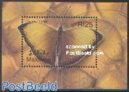 Maldives 2002 Butterflies S/s /Cymothoe Lurida, Mint NH, Nature - Butterflies - Maldiven (1965-...)