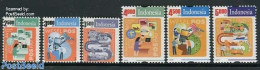 Indonesia 2013 Postal Services 6v, Mint NH, Science - Transport - Telecommunication - Post - Motorcycles - Space Explo.. - Telekom