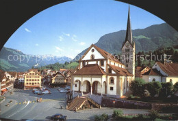 11963589 Stans Nidwalden Dorfplatz Mit Pfarrkirche Stans - Sonstige & Ohne Zuordnung