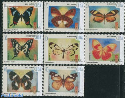 Cuba 2012 Butterflies 8v, Mint NH, Nature - Butterflies - Unused Stamps