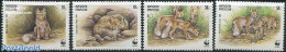 Kyrgyzstan 1999 WWF, Desert Fox 4v, Mint NH, Nature - Animals (others & Mixed) - World Wildlife Fund (WWF) - Andere & Zonder Classificatie