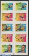 Sweden 2014 Zlatan Ibrahimovic Foil Booklet, Mint NH, Sport - Football - Stamp Booklets - Nuevos